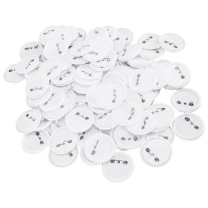 Magideal - 100 Piezas De Suministros De Botones, Pieza De Insignia De Botón, Manualidades De Bricolaje, Hojalata, Suministros De Arte, Regalos, Recuerdos, Pieza