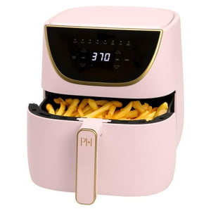 Air Fryer Paris Hilton, Grande, Con Capacidad Para 6 Cuartos De Galón, Rosa, 8 En 1
