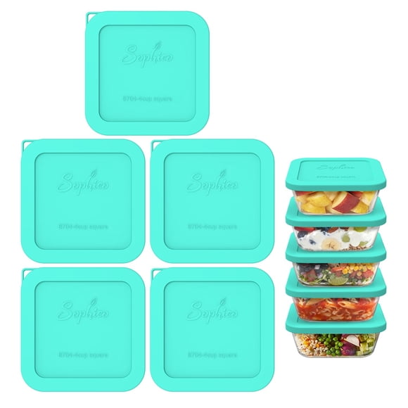 Tapa de contenedor SOPHICO 17 cm para recipientes Pyrex/Snapware de 4 tazas
