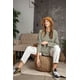 thumbnail image 5 of Top de Punto Holgado con Teñido en Prenda y Estampado de Leopardo Tallas Grandes, 5 of 8