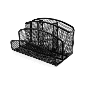Importclick - Organizador Portalápices Metal Escritorio Multifuncional 14X22X12.5 Cm