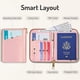 thumbnail image 2 of Portapasaporte Forvencer Lilac PU RFID 15.5x11.4 cm, 2 of 3