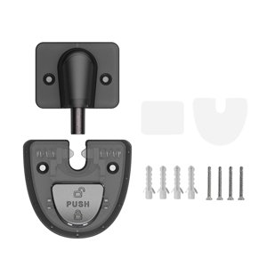 Bothyi - Tope De Puerta A Prueba De Viento, Silencioso, Con Función De Bloqueo, Tope De Puerta Para Baño, Hogar, Negro