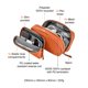thumbnail image 5 of Bolsa de accesorios tecnológicos Orbitkey 2 en 1, color terracota, 5 of 9