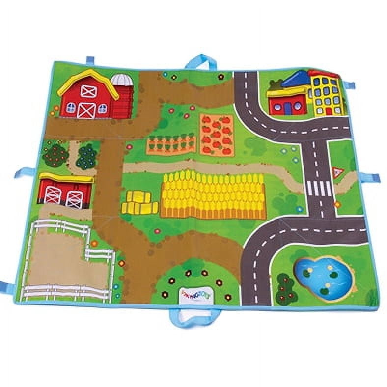 Vikingtoys - Alfombra Con Diseño De Granja