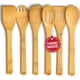 thumbnail image 1 of Juego de utensilios Woodland USA: cucharas de madera, 6 unidades, resistentes al calor, 1 of 9