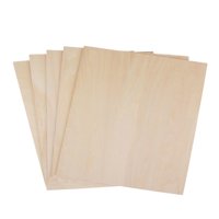 Bothyi - 10 Uds. De Hojas De Madera Para Manualidades, Placa De Madera Sin Terminar Para Grabado De Casas Y Barcos, 100Mm X 100Mm X 1Mm