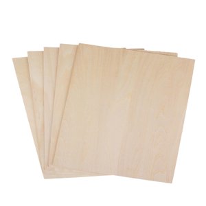 Bothyi - 10 Uds. De Hojas De Madera Para Manualidades, Placa De Madera Sin Terminar Para Grabado De Casas Y Barcos, 100Mm X 100Mm X 1Mm