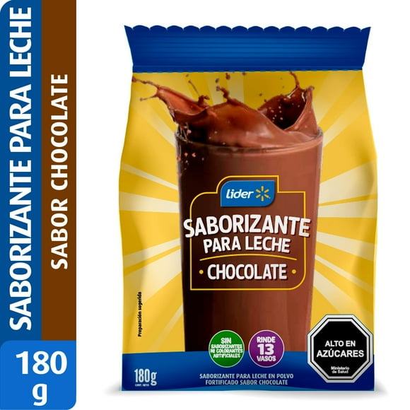 Saborizante Para Leche En Polvo Fortificado Sabor Chocolate, 180 g
