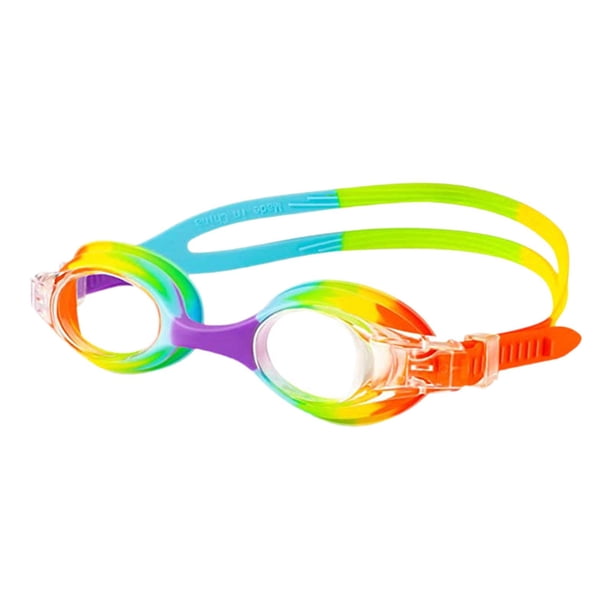 Gafas de natación para niños, gafas de natación transparentes, a prueba de fugas, protección para natación, accesorios, fiestas, buceo. Colorido