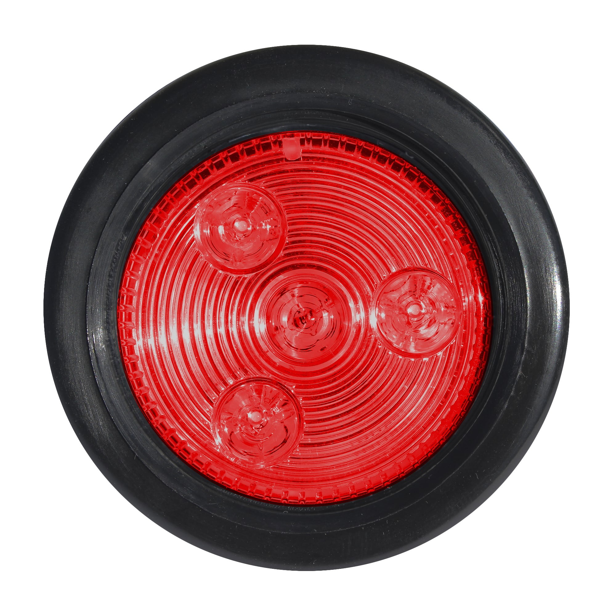 Stark - Foco Trocha Led 2 Pulg Rojo 12 Y 24 Volts