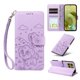 thumbnail image 1 of Funda Cartera para Motorola Moto G86 5G Perro Cachorro Grabado con Tarjetas Soporte Correa Morado, 1 of 6