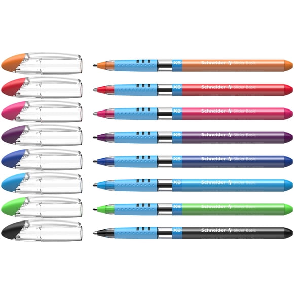 Bolígrafo Schneider 1,4 mm surtido (paquete de 8)
