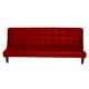 thumbnail image 1 of Futon Turin Pu Rojo, 1 of 3