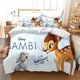 thumbnail image 1 of Bambi Bedding Set 3D Anime Soft Microfiber Zipper Duvet Cover children's and youth bedroom decoration Bed Sheets, 1 of 5