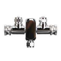 Magideal - Válvula Reguladora Divisora De Co2 Para Acuario, Distribuidor De 2 Vías, Accesorio Para Tanque De Peces, Distribuidor De Acuario Para Accesorios De