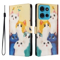 Foxdock Funda Tipo Cartera Para Motorola Moto G75 Con Soporte Y Correa – Diseño De Patrones Lindos