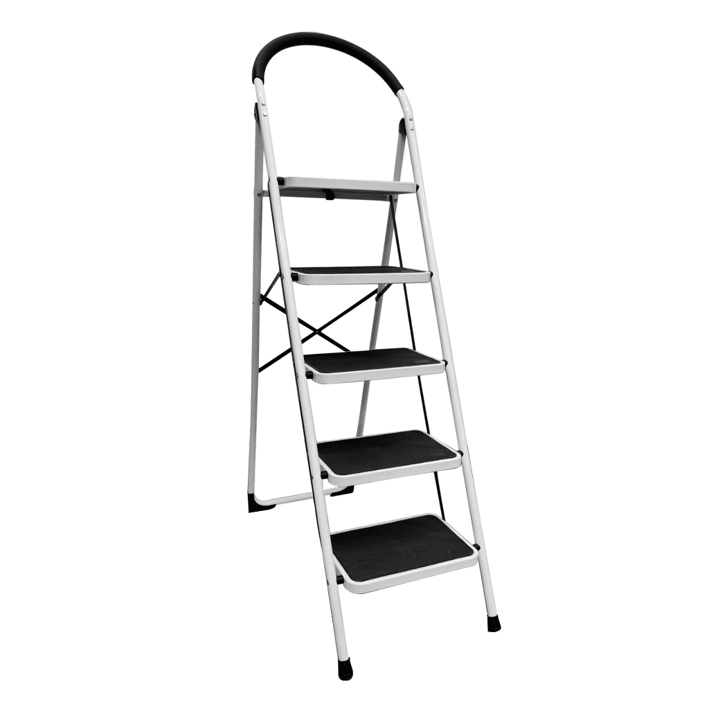 Escalera Plegable De 5 Peldaños Qrubber