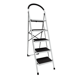 Escalera Plegable De 5 Peldaños Qrubber