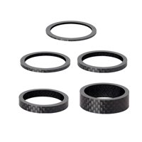 Ioensy - Juego De Espaciador De Arandela De Vástago De Dirección De Bicicleta De Fibra De Carbono De 1 1/8 "", 1/2/3/5/10 Mm