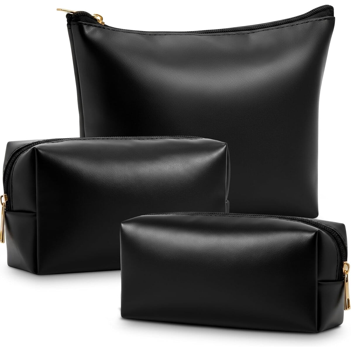 Set 3 Neceseres Kigeli De Cuero Pu Impermeables Organizadores