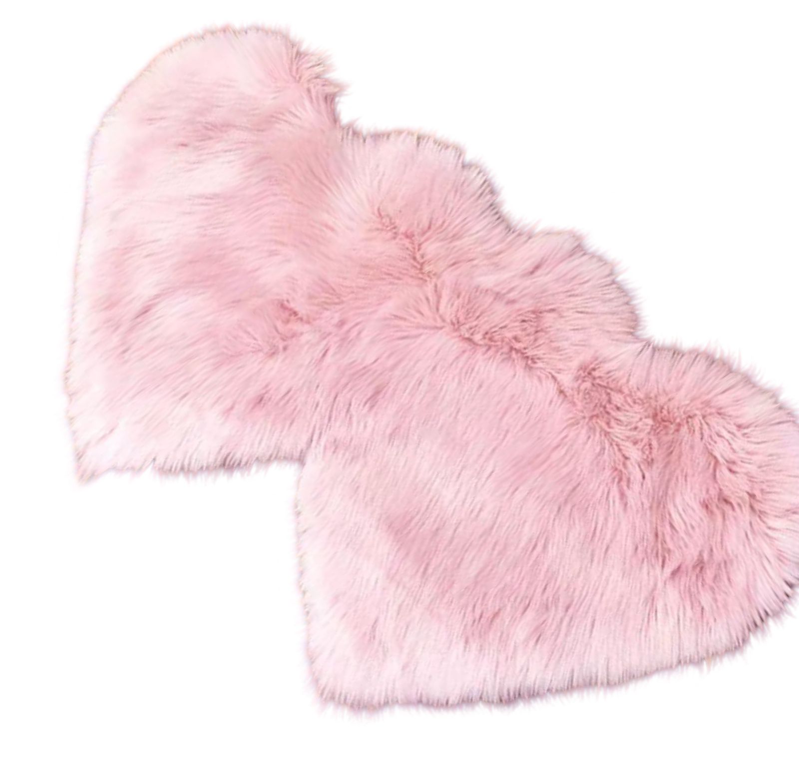 Genérico - Alfombra Corazón Pelo Largo - Diseño Romántico C7