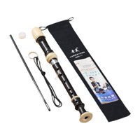 Magideal - Kit De Limpieza Para Flauta Dulce Soprano Alemana, Clarinete, Llave C, Ligero, Portátil Y Compacto. Negro