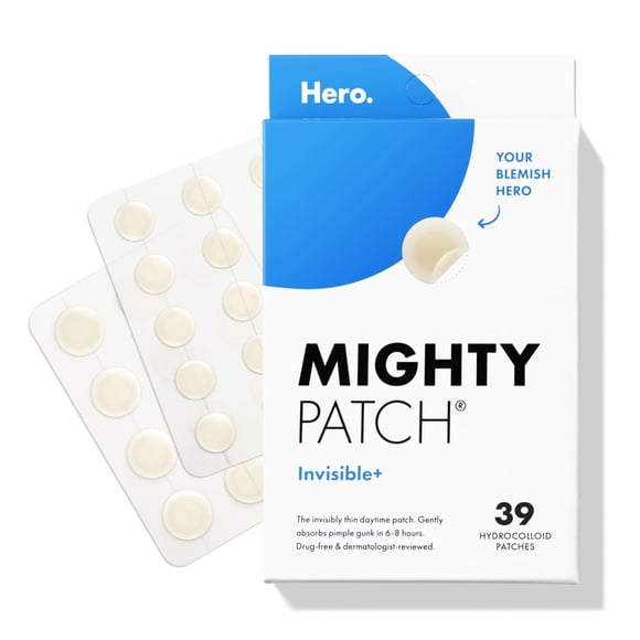Parches para acné y espinillas Mighty Patch Hero Cosmetics Invisible+
