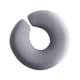thumbnail image 4 of Almohada De Masaje Facial SPA Transpirable Y Suave Con Soporte Para El Cuello, Espuma Viscoelástica Para Uso En Casa, Color Gris Claro, 4 of 5