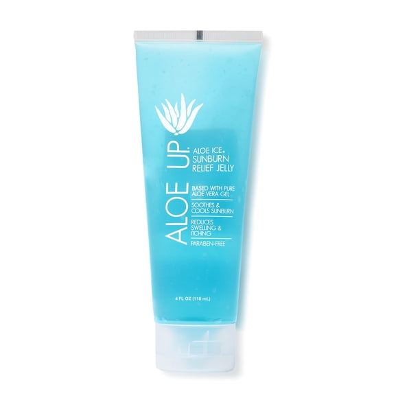 Gel de aloe vera Aloe Up para aliviar las quemaduras solares, 120 ml, 96,6%, gel puro