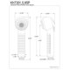 thumbnail image 2 of Rociador para grifo de cocina Kingston Brass Gourmetier KH7208SP, 2 of 2