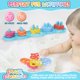 thumbnail image 2 of Juego de juguetes de baño Texviko, sin moho, con forma de silicona, clasificador, 20 unidades, 2 of 7