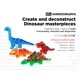 thumbnail image 2 of Puzzle Pixel Art Bricks Pix Brix Dinosaur Triceratops 454 piezas, 2 of 6