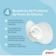 thumbnail image 3 of Protector De Pezon Silicona Pigeon Talla L 17mm 1 Unidad, 3 of 5