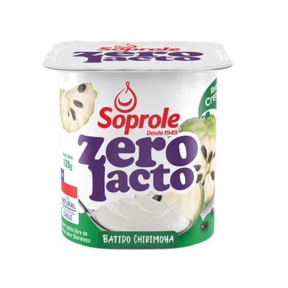 Yoghurt  Batido Sin lactosa Sabor Chirimoya Pote, 120 g