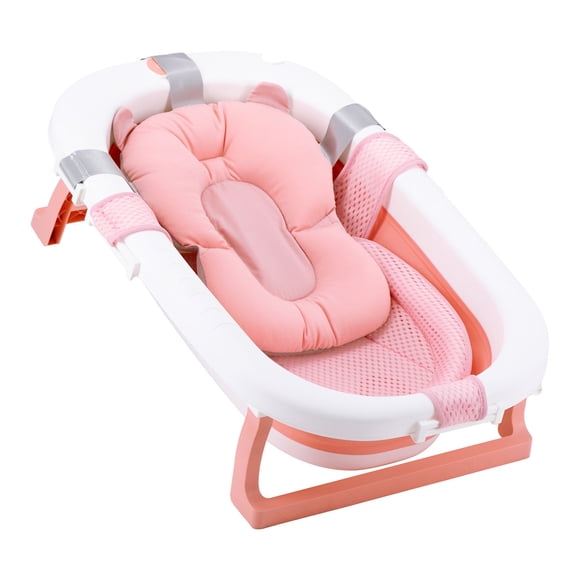 Bañera Plegable Bebé Con Cojín Almohada