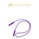 thumbnail image 2 of 2 Uds Cordón Para El Cuello Correa Para Gafas Soporte Para Gafas Amarillo Violeta, 2 of 5