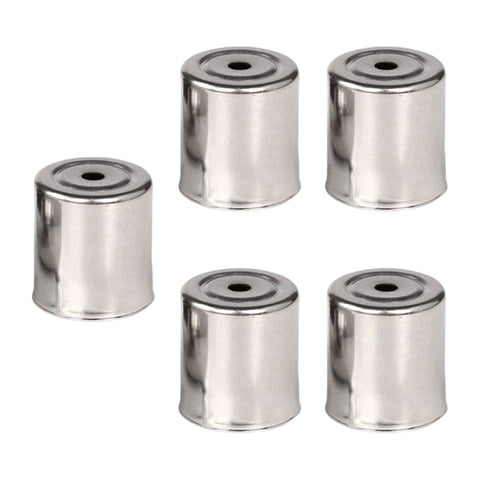 Bothyi - 5X Tapa De Repuesto Para Microondas Piezas De Horno Resistentes Al Desgaste Para Restaurante Oficina Gris Claro 17X15 Mm