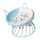 thumbnail image 1 of Cuenco De Cerámica Para Mascotas, Cuenco De Agua Para Comida De Mascotas, Comedero Elevado Para Gatos, Cuenco Para Perros Y Gatos, Azul, 1 of 5
