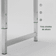 thumbnail image 3 of Mesa Plegable Portátil Tipo Maleta 100x50cm - Blanco, 3 of 5