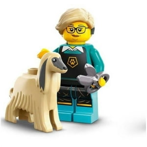 Peluquería Para Mascotas De La Serie 25 De Minifiguras Lego De Juguete Con Afgano