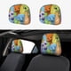 thumbnail image 1 of Word Party Funda Protectora Universal para Reposacabezas de Coche, Funda Elástica para Reposacabezas de Asiento de Auto, Funda de Tela Antipolvo, Accesorios de Interior 2 Piezas, 1 of 6