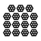 thumbnail image 3 of Almohadillas De Tracción Hexagonales Para Tablas De Surf, 15 Uds., Para Tablas De Pescado, Skimboards, Deportes Acuáticos, Color Negro, 3 of 5