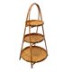 thumbnail image 1 of Cesta Tejida De Bambú Para Frutas, Cesta De Almacenamiento Para Aperitivos, Para Cocina, Restaurante, Picnic, Marrón, 3 Capas, 1 of 5