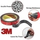thumbnail image 2 of Xiao Hua Cinta de Doble Cara Súper Fuerte de 3 M 3 M x 10 Mm Negra, Impermeable y Resistente a Altas Temperaturas, Adecuada para Uso en Interiores y Exteriores, 1 Pieza, 2 of 3