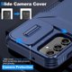 thumbnail image 3 of Funda Resistente para Samsung Galaxy A14 5G con Tapa Deslizante y Protección Militar Azul, 3 of 6