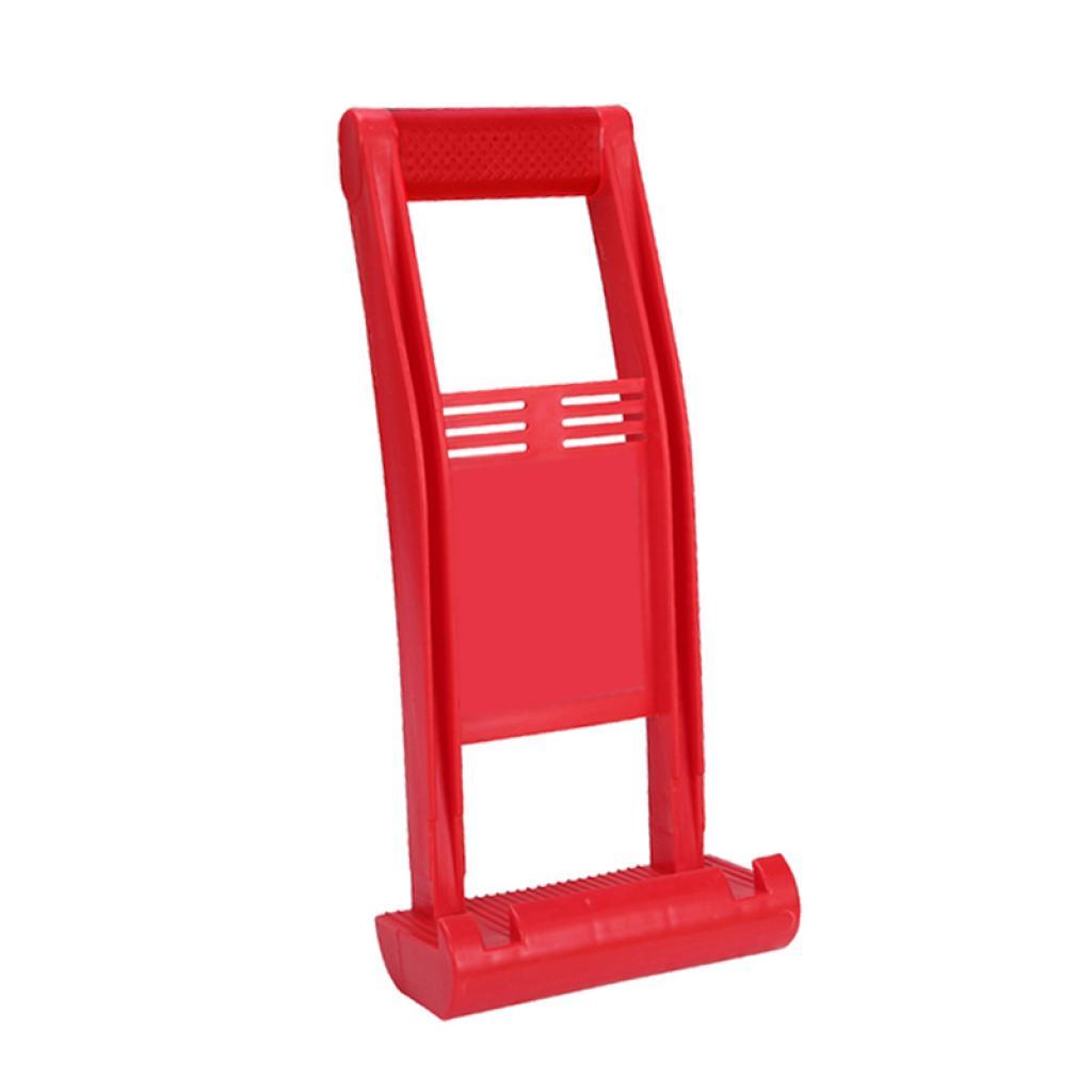 Ioensy - Portador De Paneles De Madera Contrachapada, Herramienta De Transporte De Paneles De Yeso Con Agarre Manual Para Placas De Yeso, Color Rojo