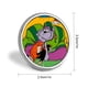 thumbnail image 2 of Insignia de Botón Redondo Desmarcar El Gran Show de Grape Ape 2.8 cm, 2 of 6