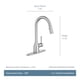 thumbnail image 5 of Grifo de cocina Moen Adler con apertura de arco alto con una sola manija, 5 of 9