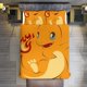 thumbnail image 1 of PokmonCharmander 3 Piece Sets Full/Queen Size - Reversible Microfiber Quilts with Shams Soft Lightweight Bedspread Coverlet Comforter for All Season Bed Sheets, 1 of 4